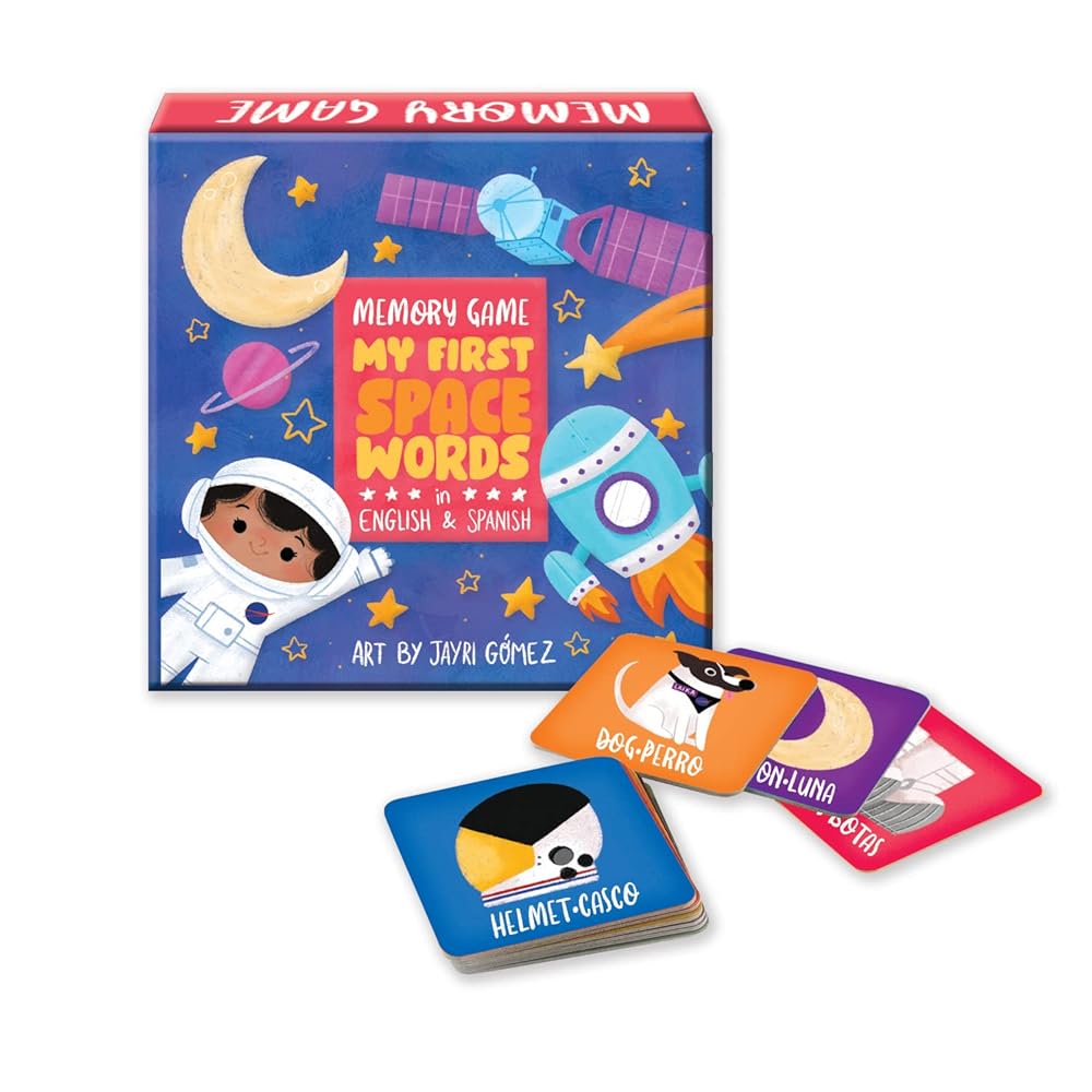 My First Space Words in English & Spanish Memory Game cover image