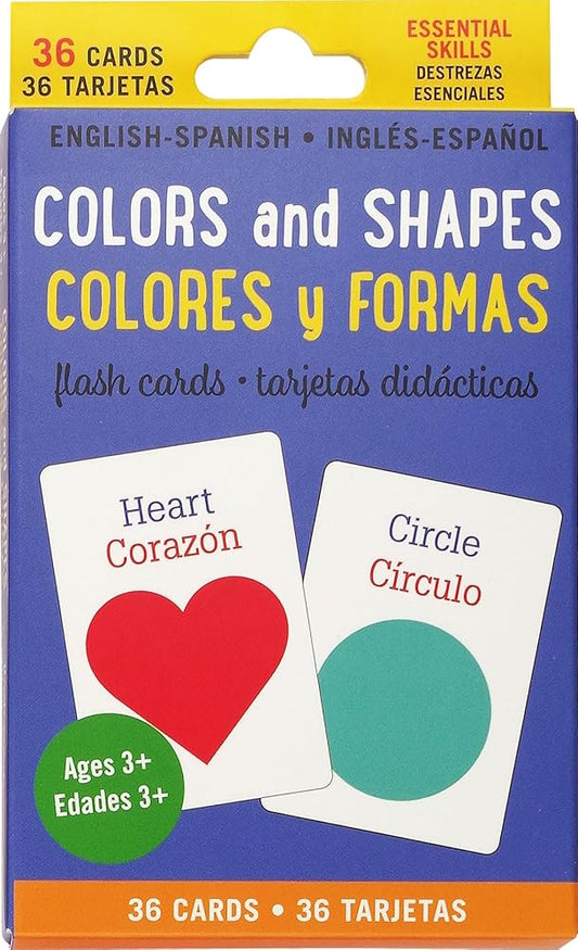 Bilingual Flash Cards - Colors & Shapes (English and Spanish Edition) cover image