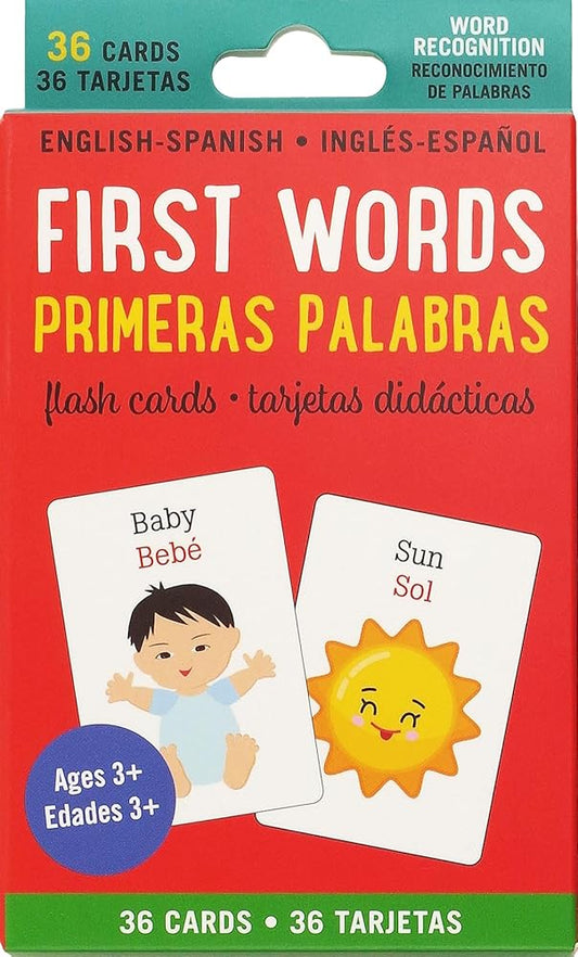 Bilingual Flash Cards - First Words (English and Spanish Edition) cover image