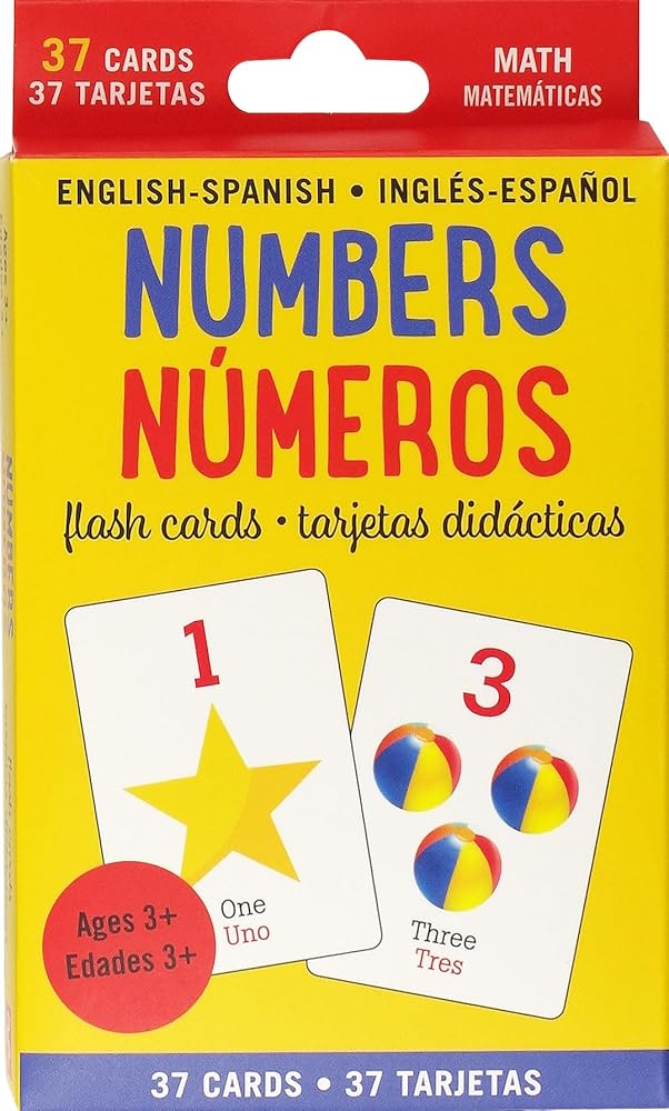 Bilingual Flash Cards - Numbers (English and Spanish Edition) cover image