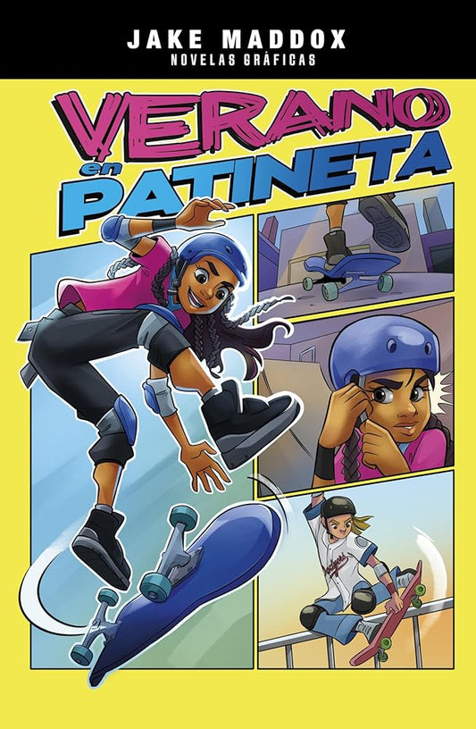 Verano En Patineta (Jake Maddox Novelas Gráficas) (Spanish Edition) (Jake Maddox novelas gráficas/ Jake Maddox Graphic Novels) cover image