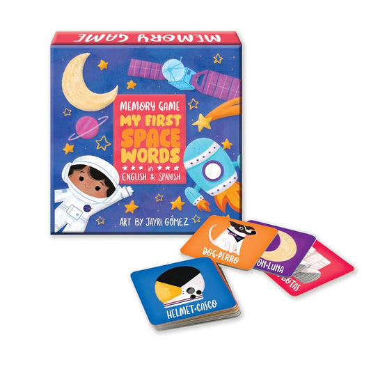 My First Space Words in English & Spanish Memory Game cover image