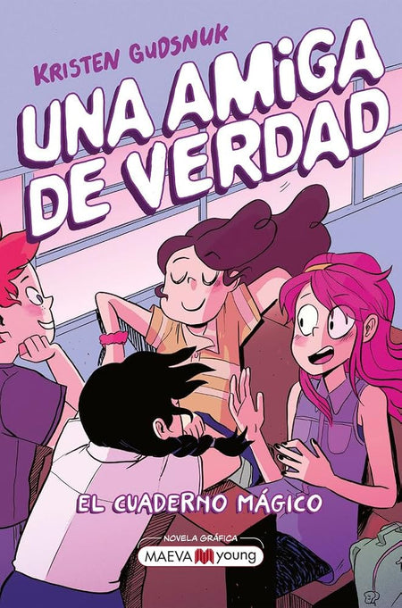 Una Amiga De Verdad: El cuaderno mágico: 1 (Novela gráfica) cover image