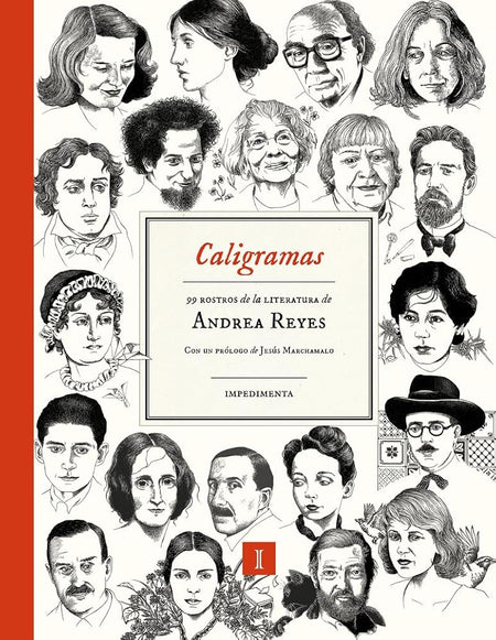 Caligramas: 99 rostros de la literatura (EL CHICO AMARILLO) cover image