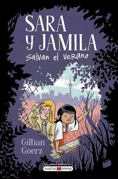 SARA Y JAMILA SALVAN EL VERANO: Una novela gráfica sobre la amistad perfecta para jóvenes detectives cover image