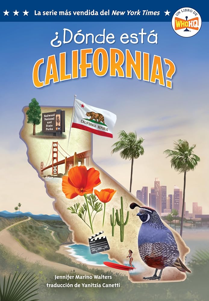 ¿Dónde está California? (Where Is California? Spanish Edition) (Who HQ: The 50 States) cover image