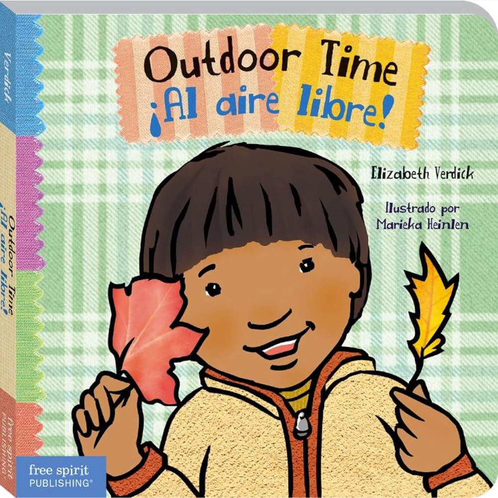 Outdoor Time / ¡Al aire libre! (Toddler Tools® Board Books) (Spanish and English Edition) cover image