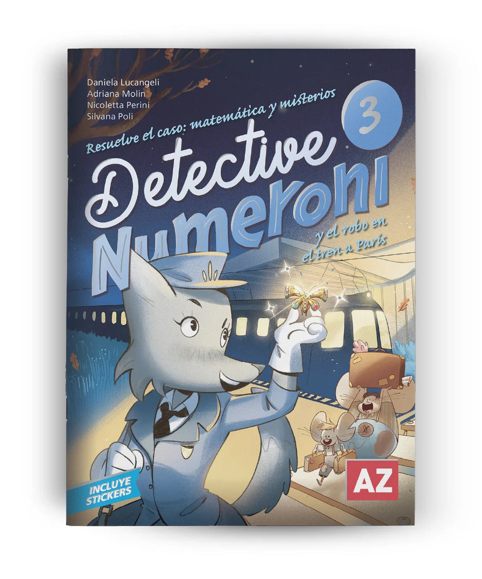 Detective Numeroni y el robo en el tren a París - Resuelve el caso: matemática y misterios 3