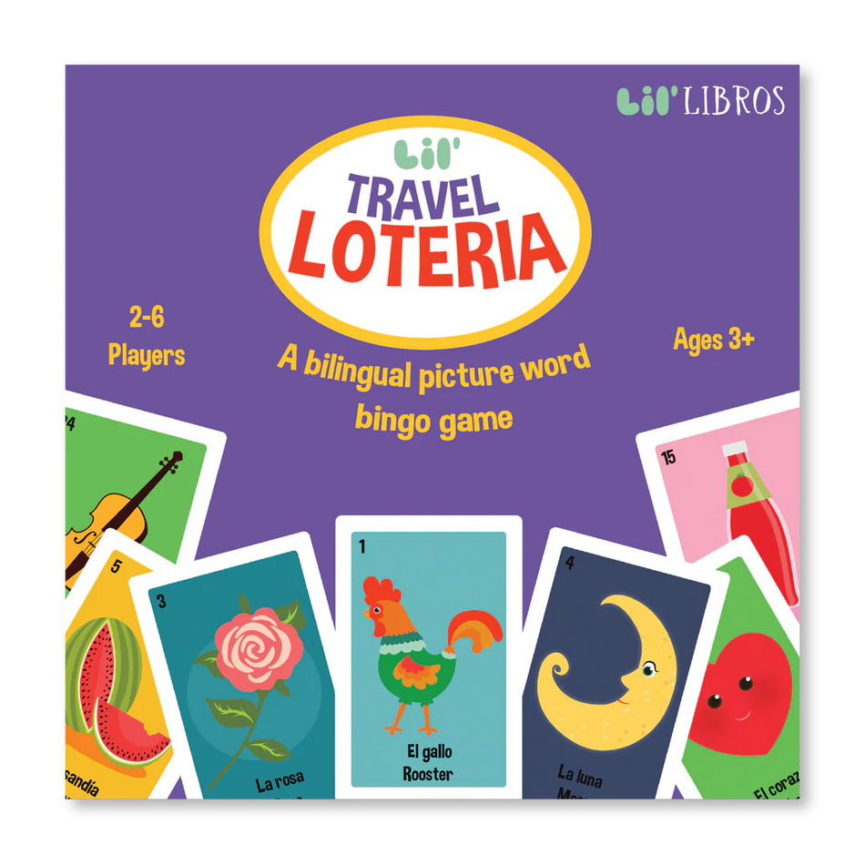 Lil' Travel Loteria: A Bilingual Picture Word Bingo Game