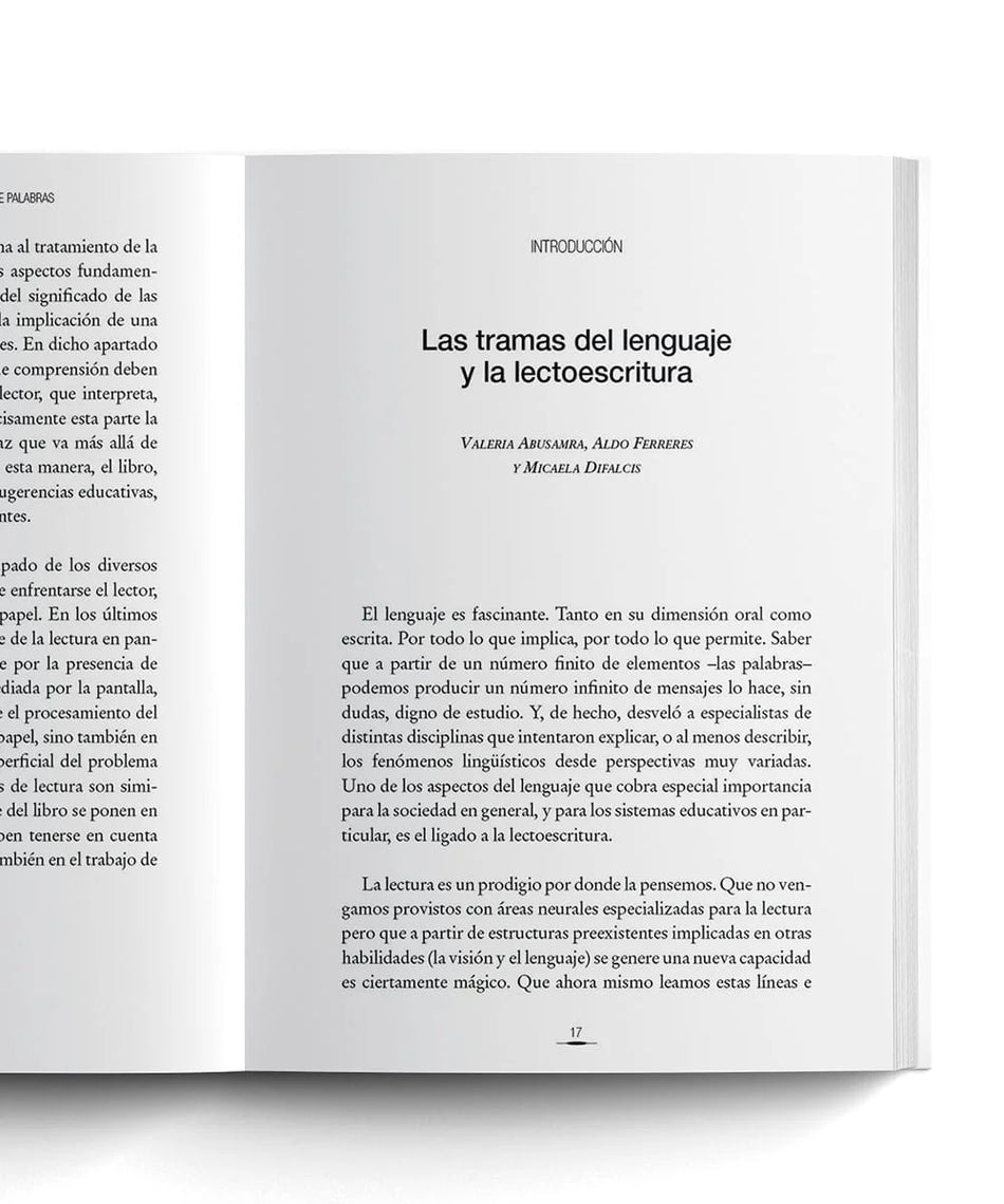 Leer y comprender tejidos con hilos de palabras